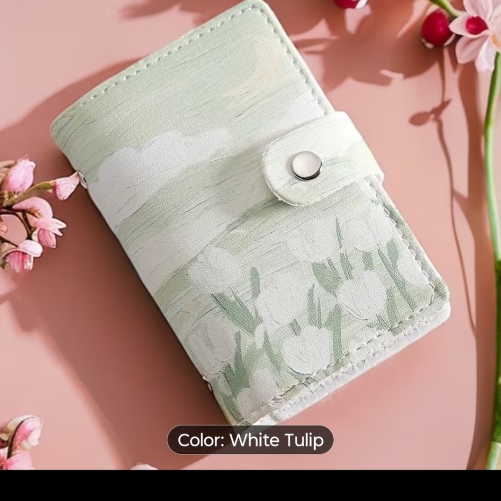 White Tulip Credit Card Holder